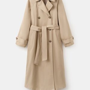Mango Classic Tan Trench Coat